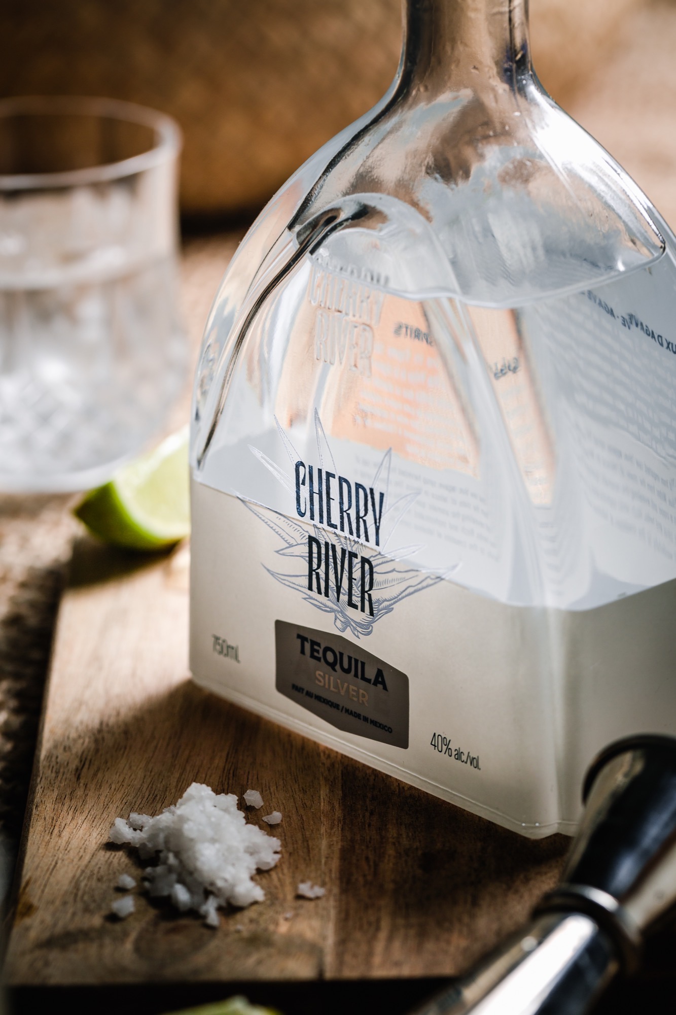 In a cocktail — Tequila Silver