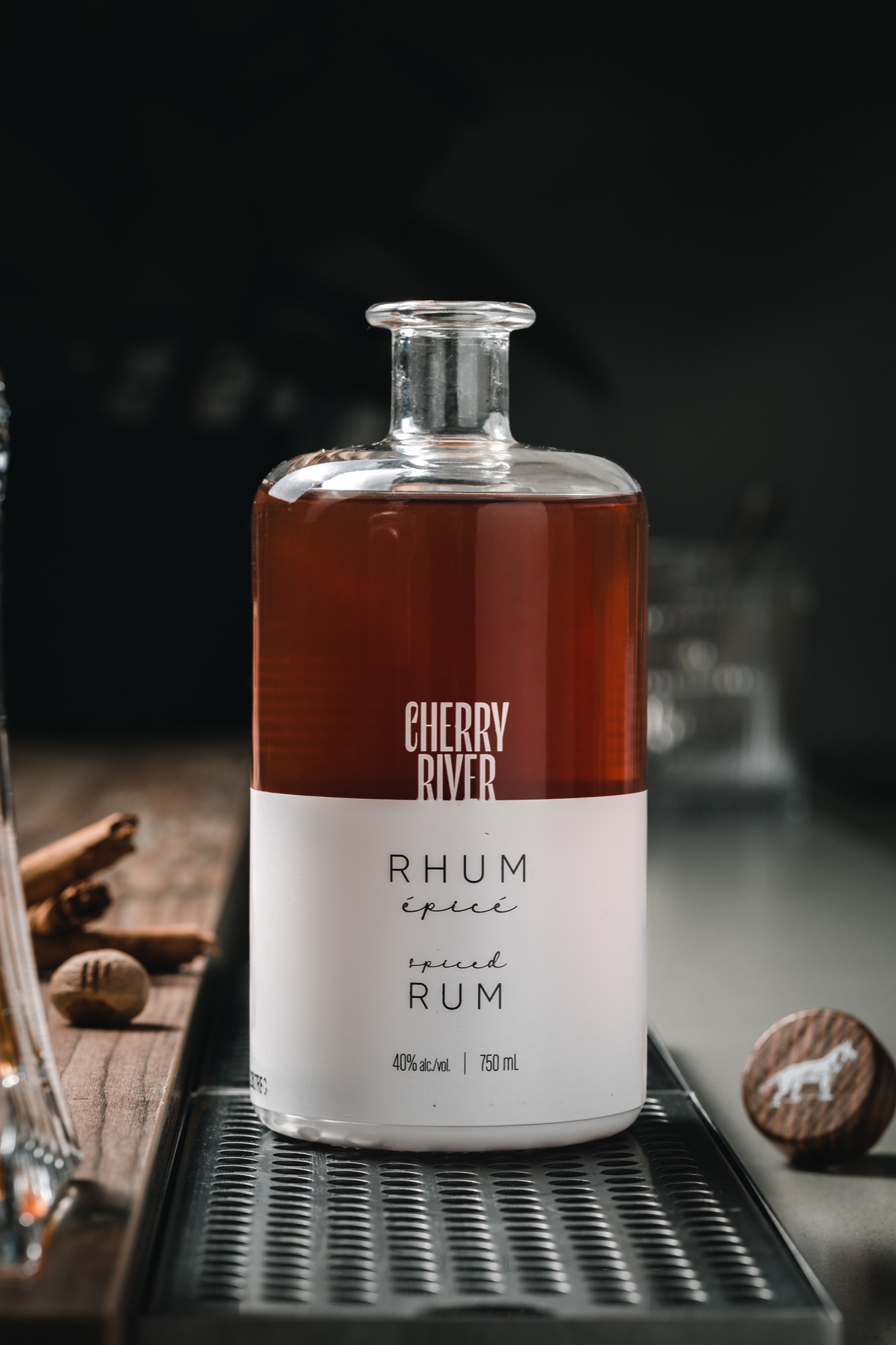 In a cocktail — Spiced Rum