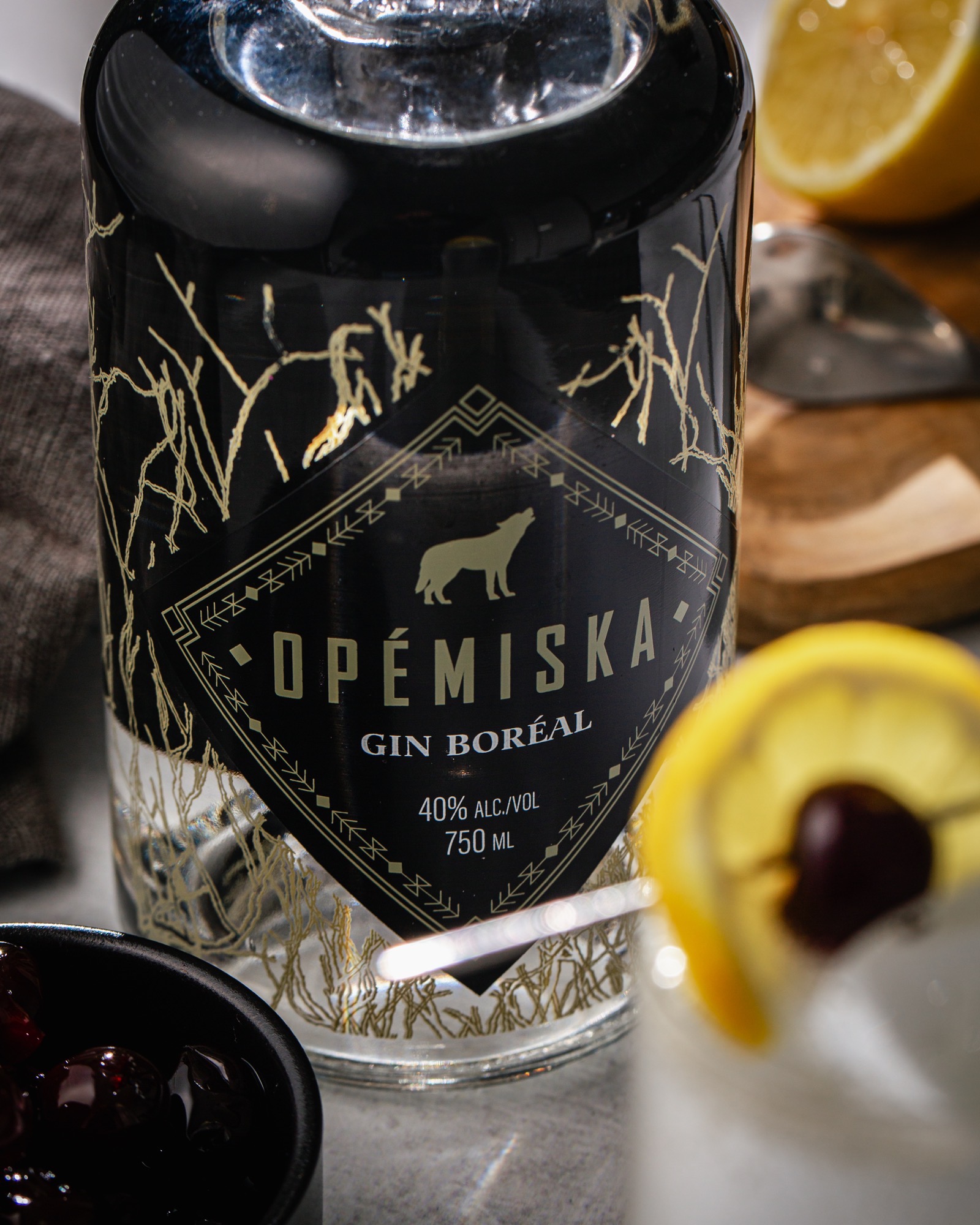 In a cocktail — Opemiska Boreal Gin