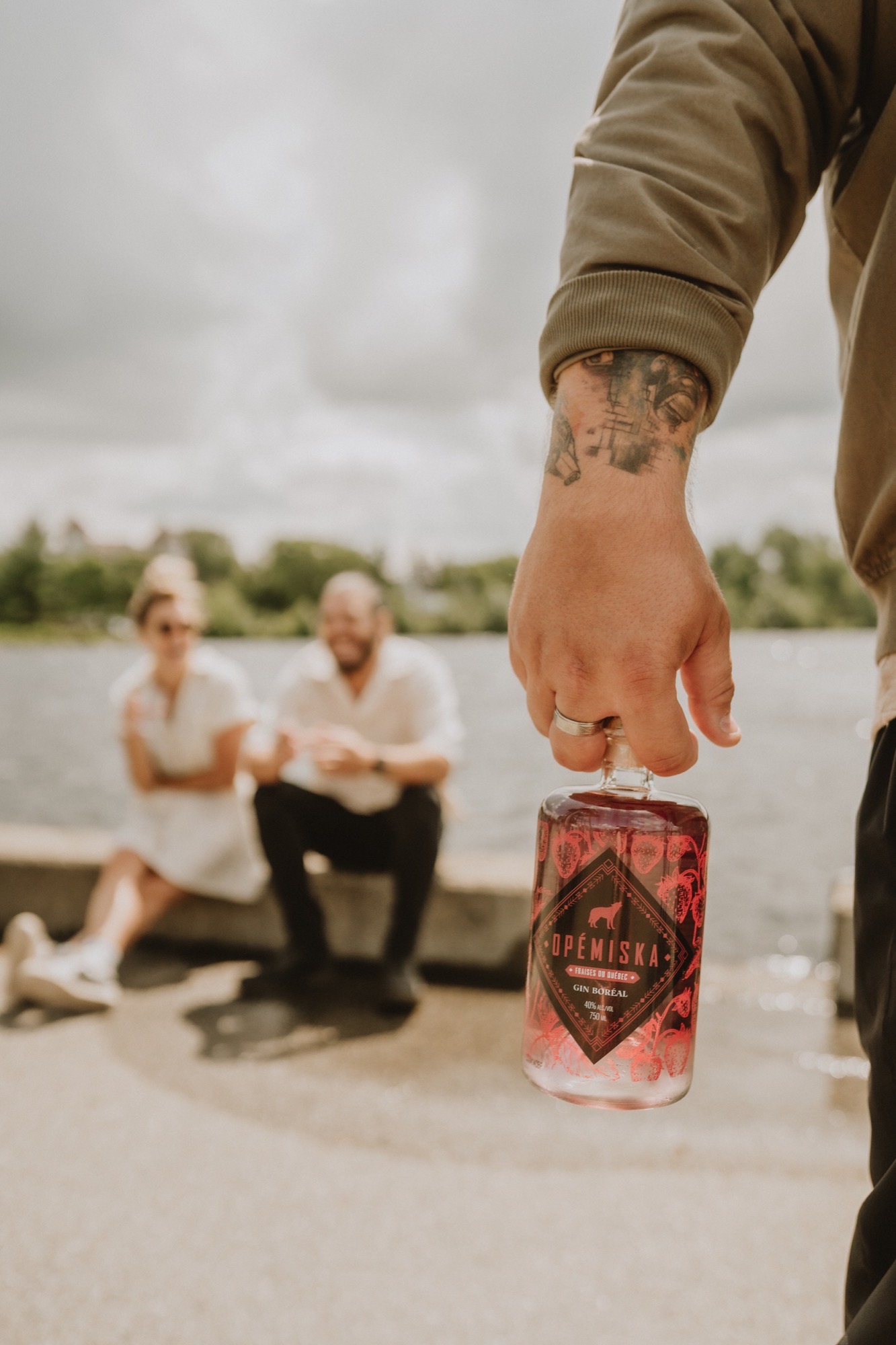 In a cocktail — Opémiska Quebec Strawberry Gin